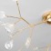 Lamella chandelier, 36x3W G4, color gold