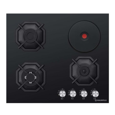 Hlect surface Maunfeld eehg.64.13cb.kg, combined, 4 burners, black