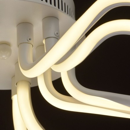Ceiling chandelier "Aurich" 30W Led White 70x70x12.5cm-4