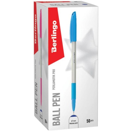 Ballpoint handle Berlingo Perlamutik Pro, blue rod, node 0.7 mm-3