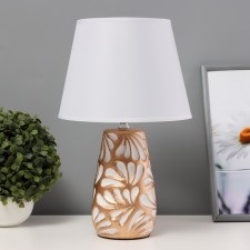 Aisha table lamp E14 40W white-gold 22x22x36 cm
