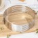 The uniform for baking muffins and cakes with size adjustment, 25-30 cm, chrome color