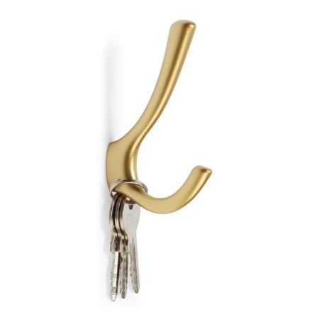 Furniture hook CAPPIO TKD029, two -rod, color mat gold-2