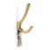 Furniture hook CAPPIO TKD029, two -rod, color mat gold