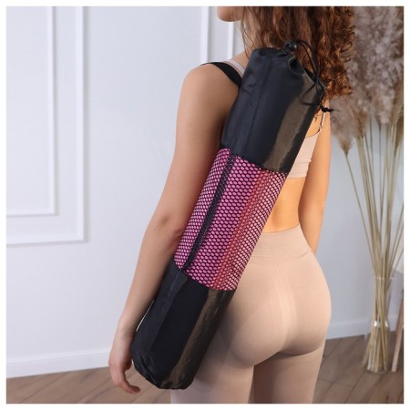 Sangh yoga-brush cover for a rug up to 1.5 cm thick, black color-1