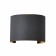 Wall lamp Mantra Davos, LED, 1100LM, 4000K, 140x115x100 mm, dark gray color
