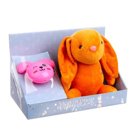 Napchik children with a soft toy "Bunny", mix-11