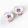 Earrings Clips "Cute Fleet", 1 x 1.4 x 1.8 cm
