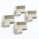 Set of protective pads on corners, 4 pcs., Gray color
