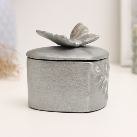 Casket "Butterfly on the Heart" steel with an echo-2