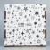 Box a gift team with a window, packaging, "stars", white, 16x8x16 cm