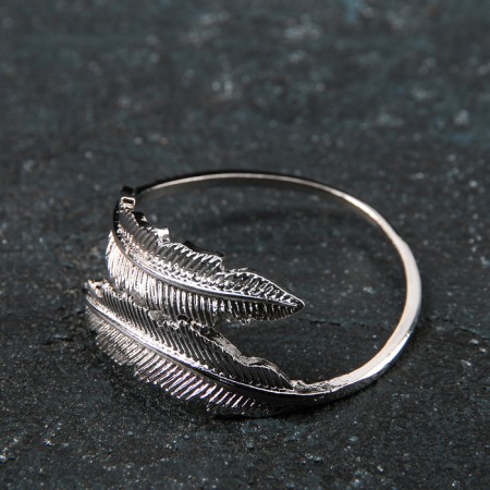 Ring for the napkin "Liszt", 4.5 × 2 cm, silver color-2