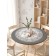 The tablecloth "openwork circles", round, oxford, elastic band, size 140x140 cm, diameter 105-120 cm