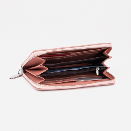 Women's wallet with lightning, pink color-3