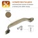 Autumn Cappio Ceramics bracket handle, 96 mm, bronze color