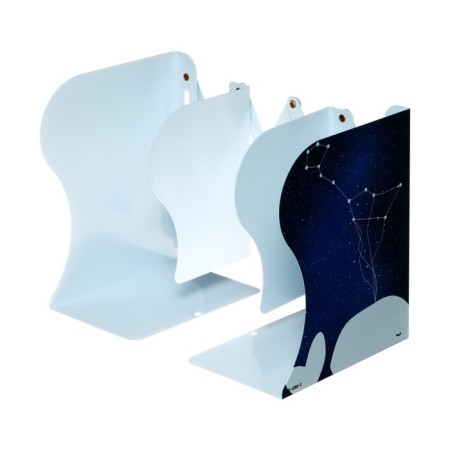 Book stand sloping "Night Sky", 3 departments, metal, mix-1