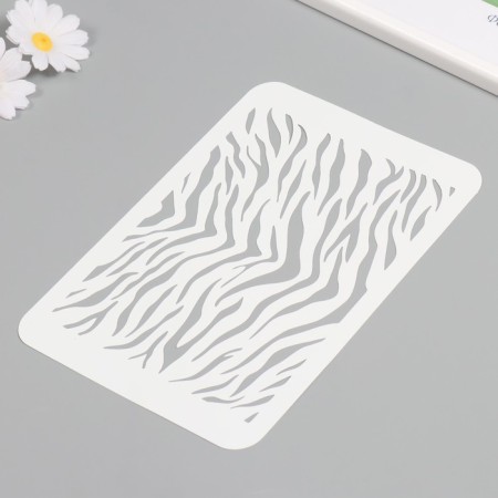 Plastic stencil "Tiger", 16x24 cm-1