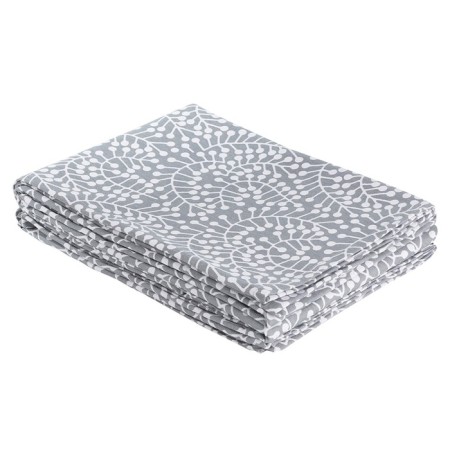 Gray tablecloth with a print Scandinavian Touch, 170x170 cm-2