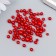 Decor for creativity plastic "Balls. Reds" d = 3-8 mm, set 10 grams