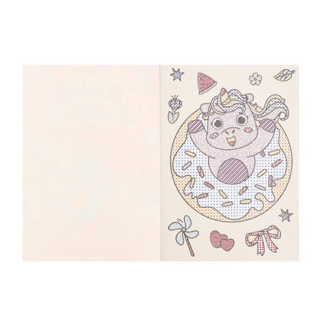 Water coloring with a brush "Unicorns"-3
