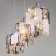SCOPPIO lamp, 3x60W E14, chromium color