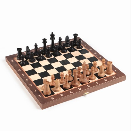 Chess "Classic", wooden board 37 x 37 cm, King H-9 cm, pawn H-4.4 cm-1