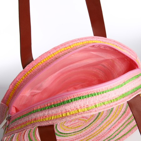 Bag beach on lightning, pink color-3