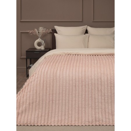 Texrepublic blanket, size 150x200 cm, pink color
