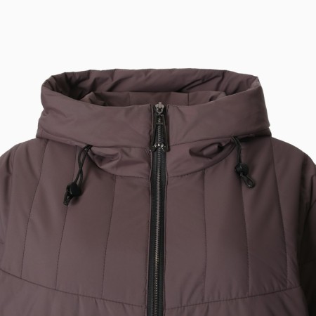 Women's jacket demi -season, brown color, size 56-1
