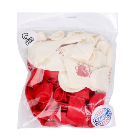 Shar Latex 12 "I love you", Bear, 50 pcs.-2
