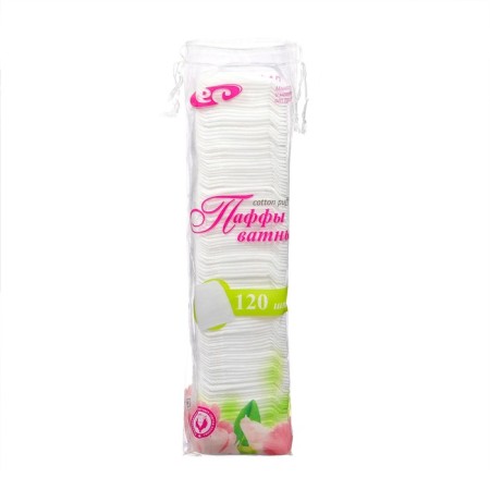 Cotton puffs cosmetic, (South Korean technology), 7.5*5cm. 120pcs-1