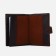 Male purse on the button, 3 in 1, for auto documents, passports, cards, bills, brown color