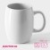 Mug ceramic shares "Classic", 680 ml, 14 × 10 × 12.6 cm, white color