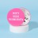 Pocket mirror “I can afford”, d = 7 cm, pink color
