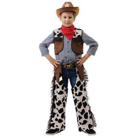 Carnival costume "Cowboy", height 122 cm