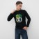 Male jumper, black color, size 54
