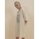 Female dress, size l, cream color