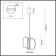 Suspended lamp PIUMA IP20 LED 38W 2500lm 3000k