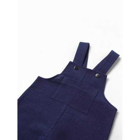 Costume (shirt and overalls) I, I grow 74-80 cm, blue-3