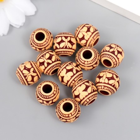 Beads for creativity plastic "Ethno. Butterflies" set 20 g d = 1.5 cm-2