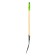Shovel is universal, rectangular, l = 115 cm, wooden lacquered stalk, Sibrtekh