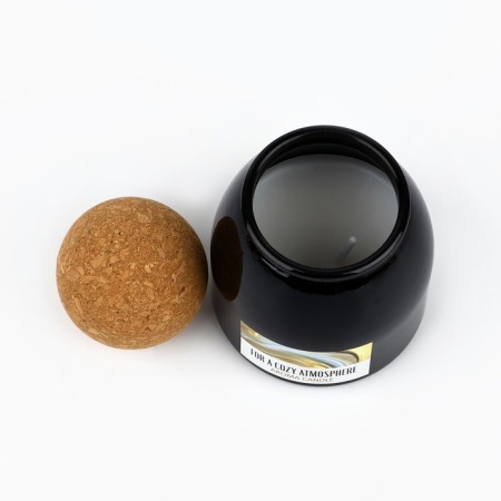 Aromatic candle “For a Cozy Atmosphere”: Ripe melon, 9 x 6.5 cm.-4