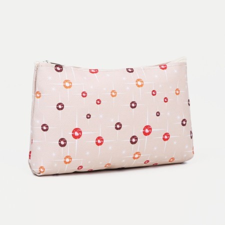 Lightning cosmetic bag, beige color