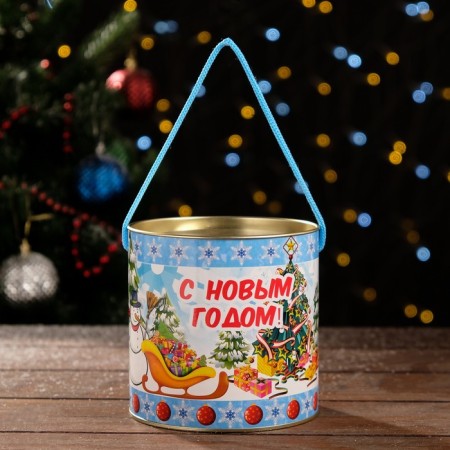 Gift box, tube "Funny beasts" 120 x 120 mm (100 mm intra -height)-2