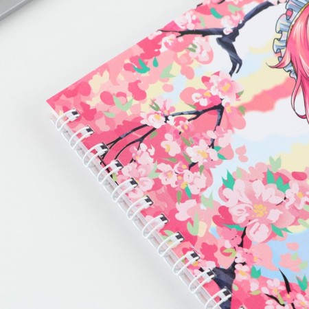 Sketchbook on the crest, 20x20cm, 40 l. 100 g/m "Anime"-4