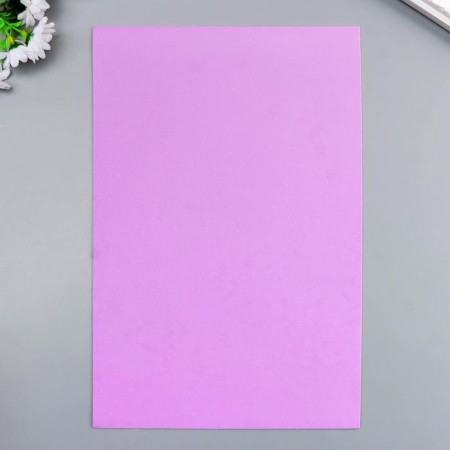 Foamiran "purple" 1 mm (set of 10 sheets) A4 format format-1