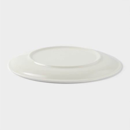 Plate porcelain dining shares White Label, d = 20 cm, white color-2