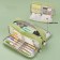 School Penal on the zipper 3-section, green