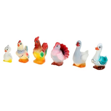 A set of rubber toys "Poultry farm"
