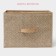 Storage box "Points", 37 × 27 × 27 cm, beige color